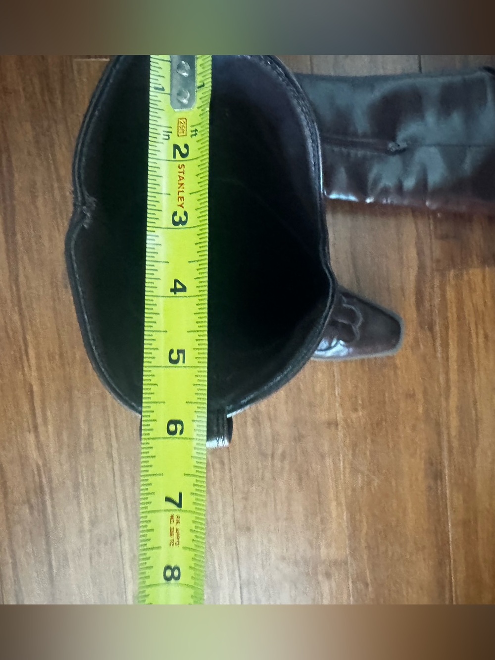 Primark burgundy tall western cowboy boots size 6 - Picture 11 of 12